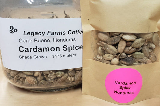 Cardamom spice from Legacy Farms, Honduras