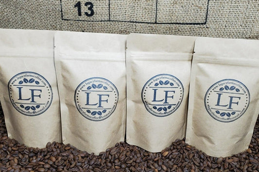 Legacy Farms roasted coffee sample pack